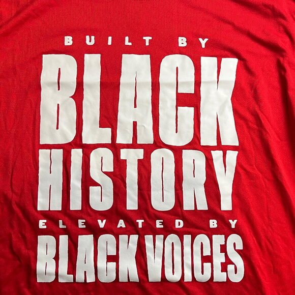 Nike Houston Rockets Dry Fit Short Sleeve T-Shirt Built By Black History Men's - Picture 7 of 7